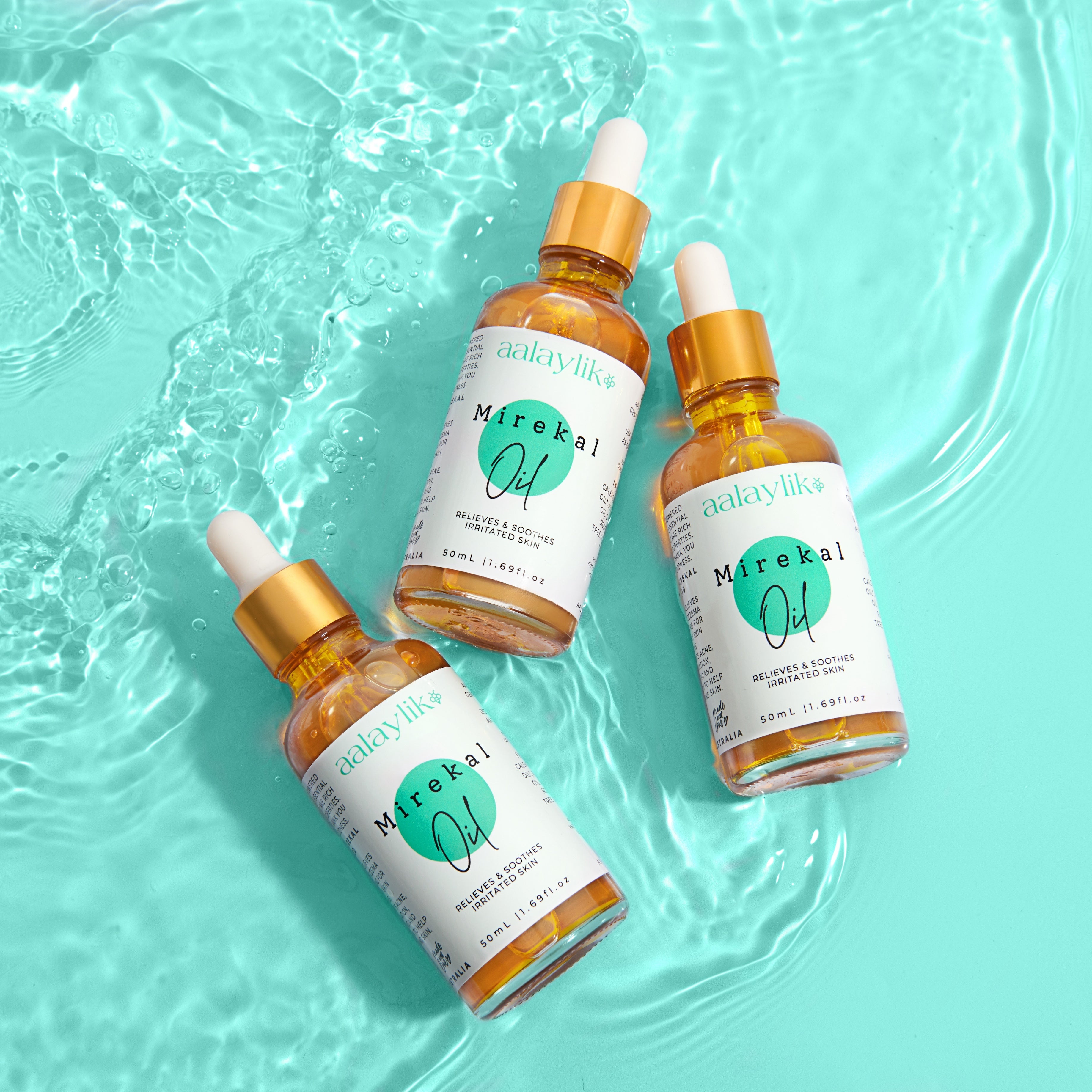 All-natural Mirekal Oil for eczema, psoriasis, and dry skin, suitable for babies and adults; award-winning skincare solution for soothing and healing irritated skin.