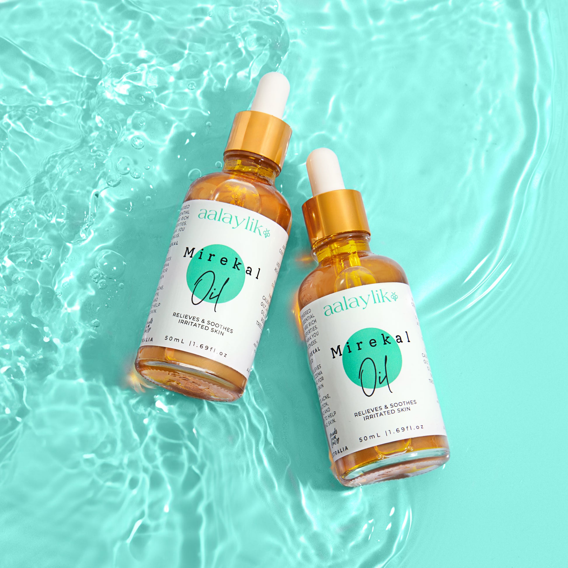 All-natural Mirekal Oil for eczema, psoriasis, and dry skin, suitable for babies and adults; award-winning skincare solution for soothing and healing irritated skin.